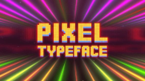 Videohive Pixel Alphabet