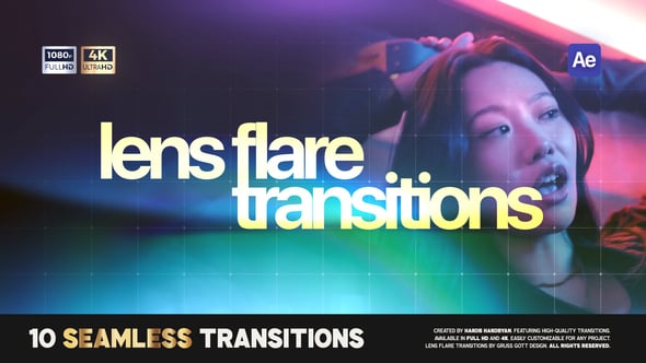 Videohive Lens Flare Transitions