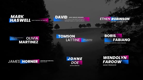 Videohive Modern Lower Thirds 56605212