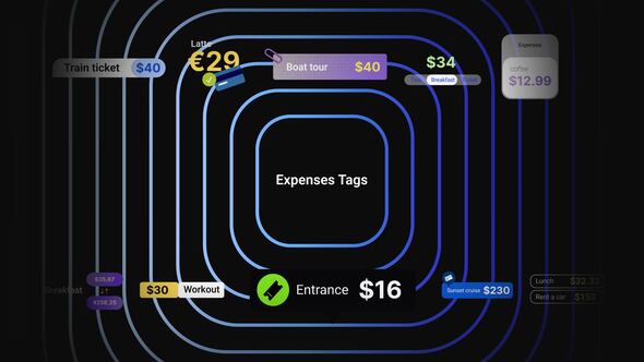Videohive Expenses Tags
