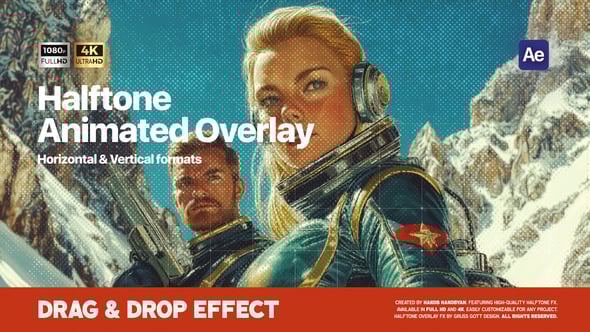 Videohive Halftone Overlay