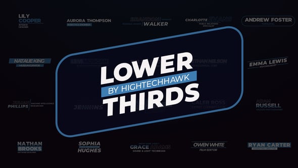 Videohive Lower Thirds 56990413