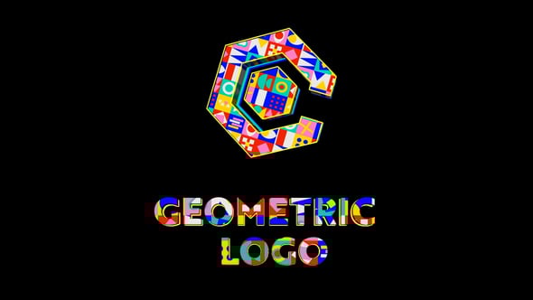 Videohive Loopable Geometric Logo