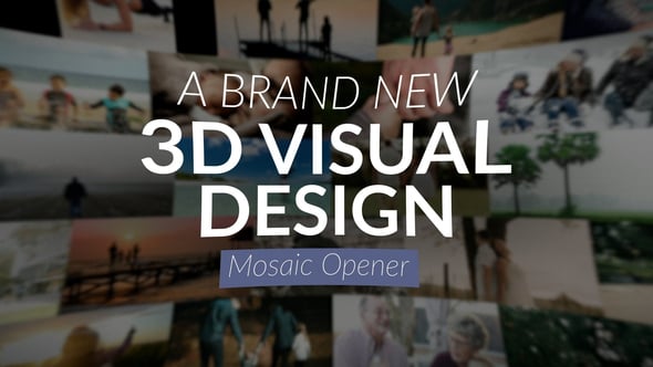Videohive Photo Displays in 3D Spaces Slideshow