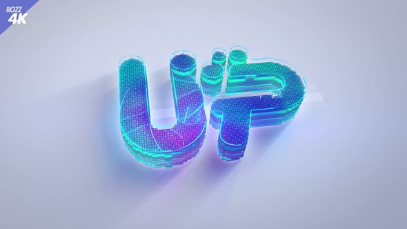 Videohive Digital White Clean 3D Logo