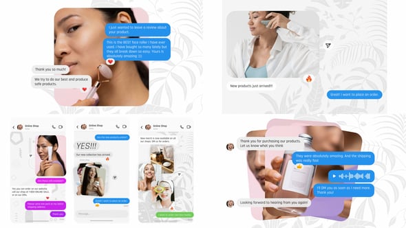 Videohive Responsive Social-Media Messaging