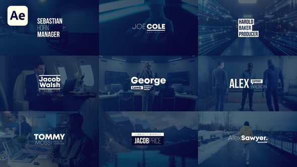 Videohive Titles Typography Pack