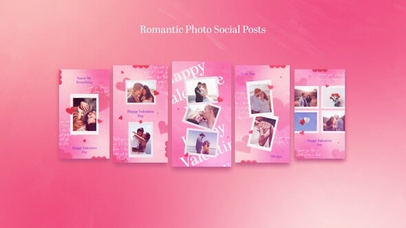 Videohive Romantic Photo Social Posts