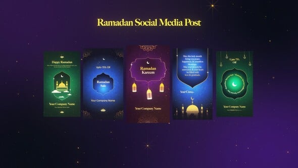 Videohive Ramadan Social Media Posts