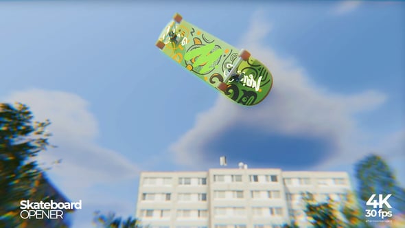 Videohive Skateboard Opener