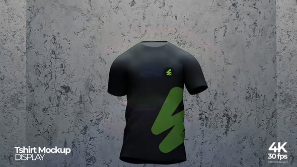 Videohive Tshirt Mockup Display