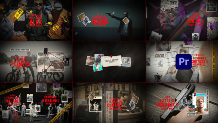 Videohive Crime Title Sequence