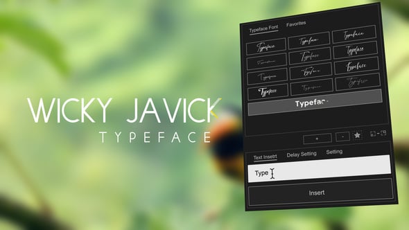 Videohive Animated Typeface – Wicky Javick