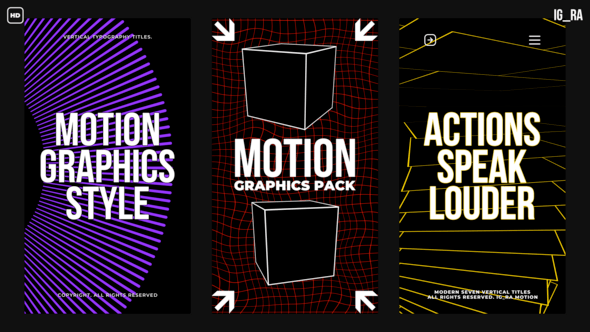 Videohive 3D Vertical Titles | AE