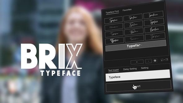 Videohive Animated Typeface – Brix