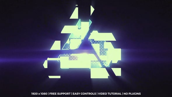 Videohive Glitch Pixel Logo Reveal