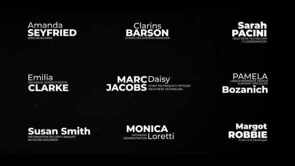 Videohive Simple Lower Thirds | AE 55815005