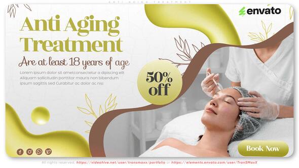 Videohive Anti Aging Treatment