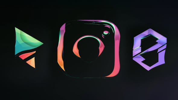 Videohive Colored Distortion Logo 2