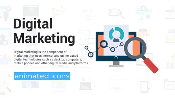 Videohive Digital Marketing Icons
