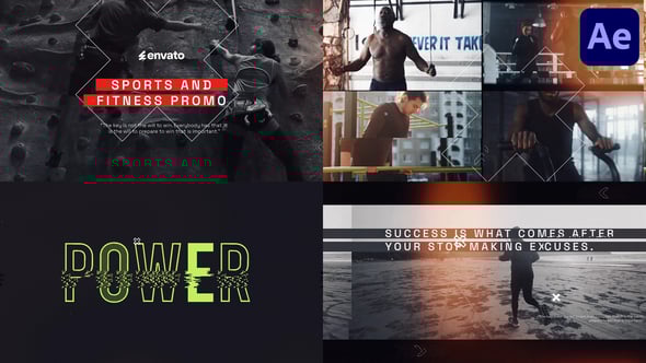 Videohive Sports and Fitness Promo for After Effects