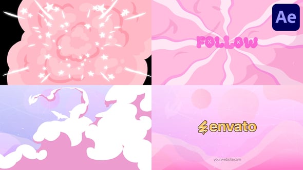 Videohive Smoke Clouds Logo for After Effects