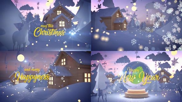 Videohive Merry Christmas Wish