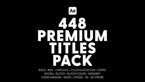 Videohive Premium Titles Pack