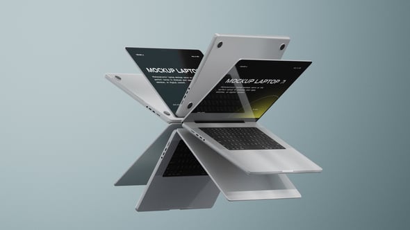 Videohive Laptop Mockup 56882490