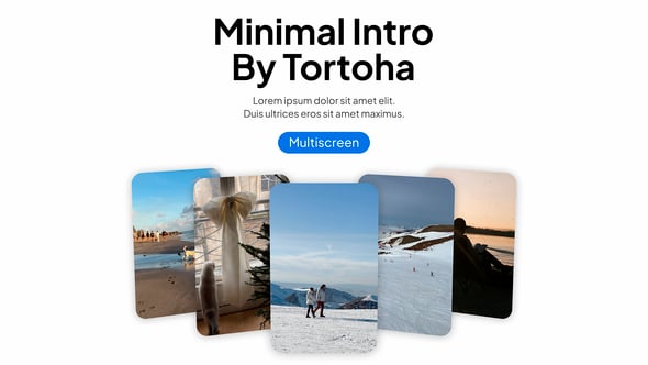 Videohive Minimalist Intro