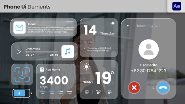 Videohive Phone Interface