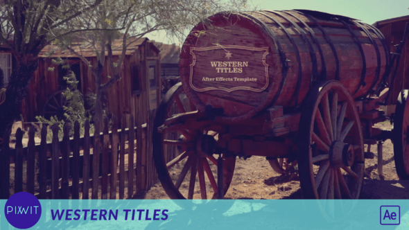 Videohive Western Titles Real Footage