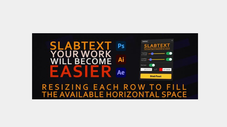 Aescripts SlabText V1.0.1