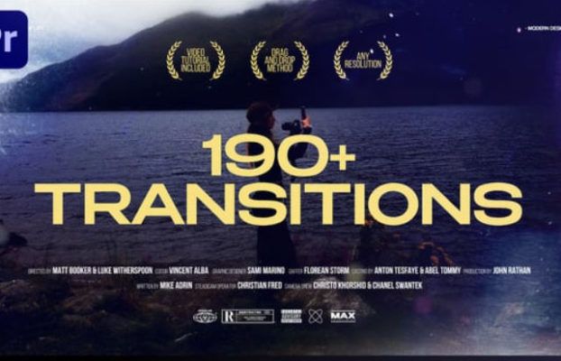 Videohive 190+ Transitions Bundle for Premiere Pro