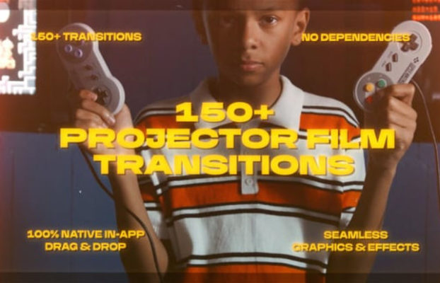 Videohive 3D Projector Transitions Pack for Premiere Pro