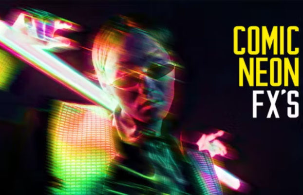 Videohive Comic Neon Effects | Premiere Pro