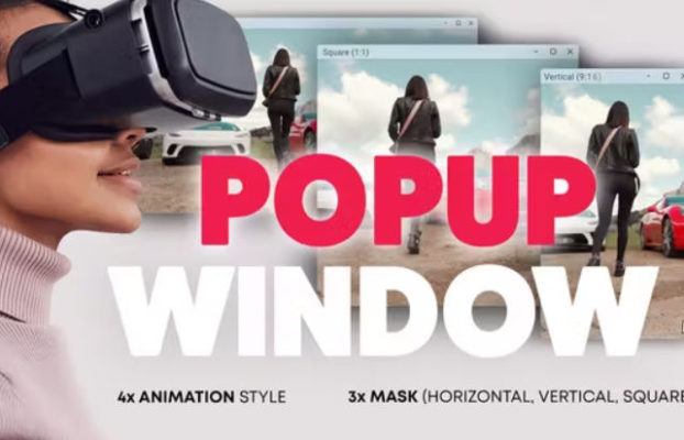 Videohive Computer Popup Window