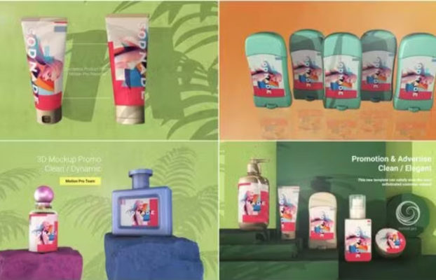 Videohive Cosmetic Mockup Promo