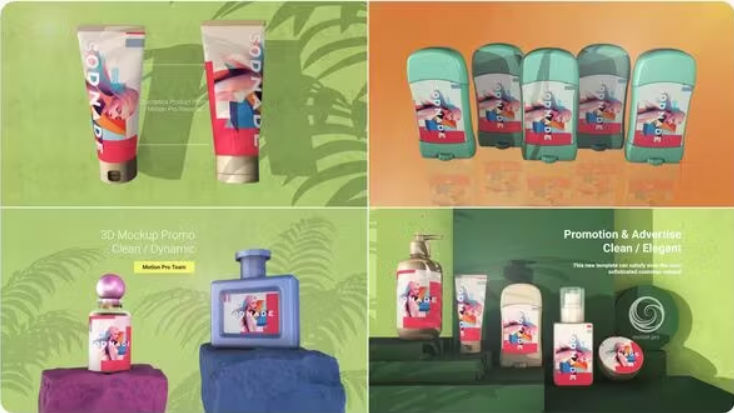 Videohive Cosmetic Mockup Promo