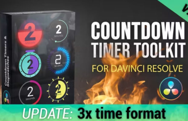 Videohive Countdown Timer Toolkit For DaVinci Resolve