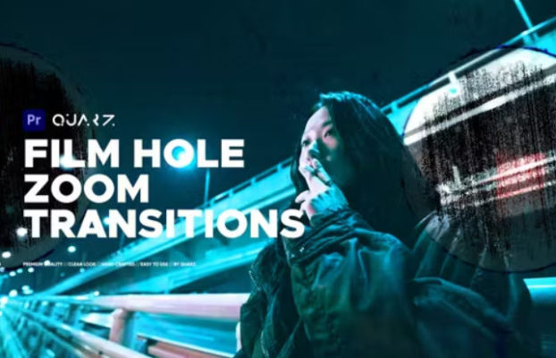 Videohive Film Hole Zoom Transitions