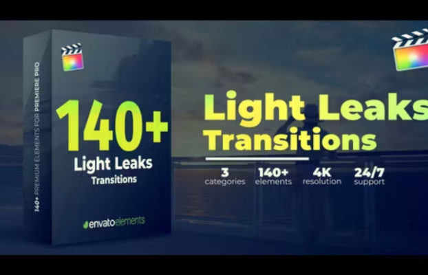 Videohive Light Leaks Transitions For Apple Motion