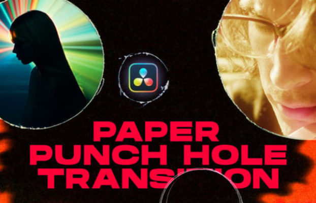 Videohive Paper Punch Hole Transitions | DaVinci Resolve