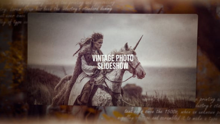 Videohive Photo Slideshow || Historical Slideshow