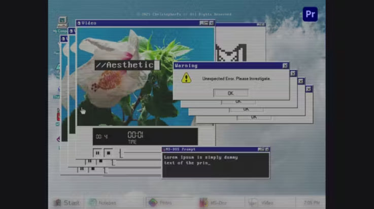Videohive Retro Intro // Windows 95 Style