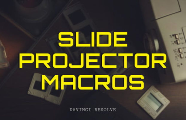 Videohive Slide Projector Macros | Davinci Resolve