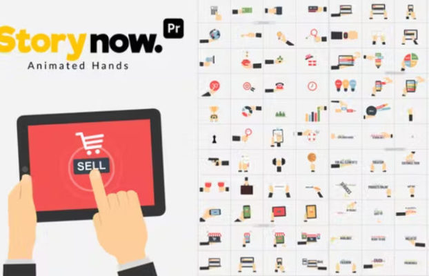 Videohive Story Now | Animated Hands for Premiere Pro