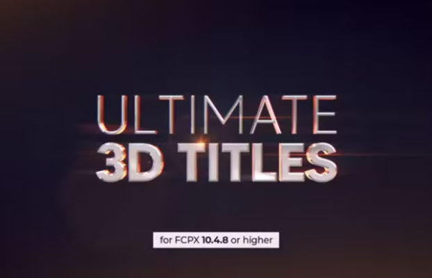 Videohive The Ultimate 3D Titles
