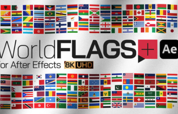 Download World Flags Plus for After Effects Videohive