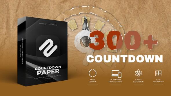 Videohive Countdown Paper